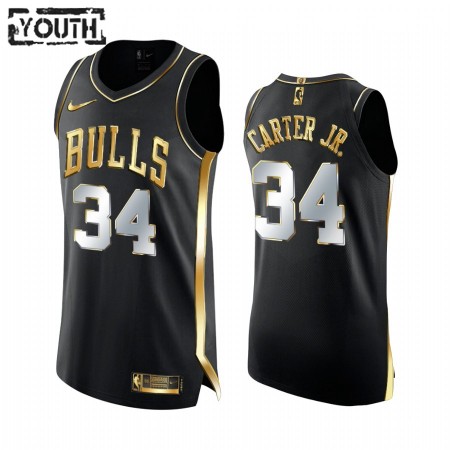 NBA Chicago Bulls Trikot Wendell Carter Jr. 34 2020-21 Schwarz Golden Edition Swingman - Kinder